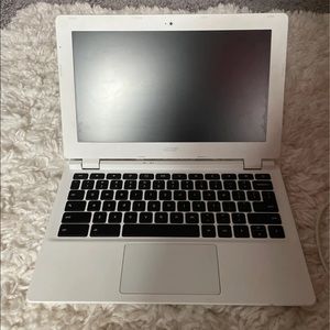 White Chromebook